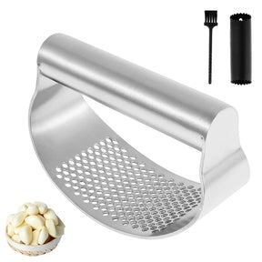 Manual Garlic Masher Stainless Steel Pressed Garlic Chopper Mincer Chopping Garlic Tool Ginger Chili Onion Salad Kitchen Gadgets
