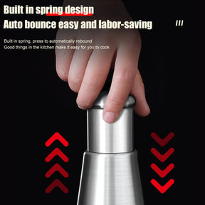 Manual Garlic Masher Stainless Steel Pressed Garlic Chopper Mincer Chopping Garlic Tool Ginger Chili Onion Salad Kitchen Gadgets