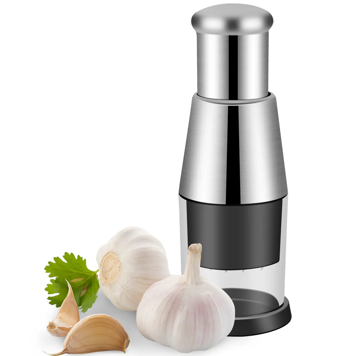 Manual Garlic Masher Stainless Steel Pressed Garlic Chopper Mincer Chopping Garlic Tool Ginger Chili Onion Salad Kitchen Gadgets